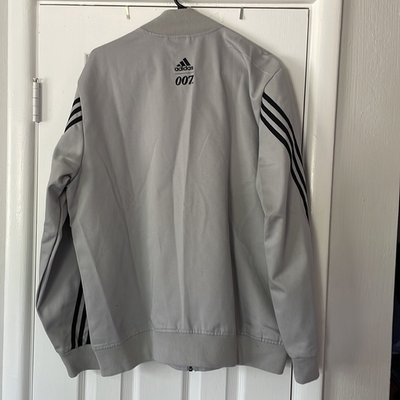 Adidas x 007 James Bond collection Grey zip up jacket rare track top long sleeve - Picture 5 of 6